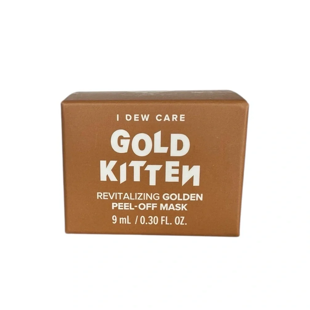 I Dew Care Gold Kitten 24K Gold Peel-Off Mask Mini 9mL NIB